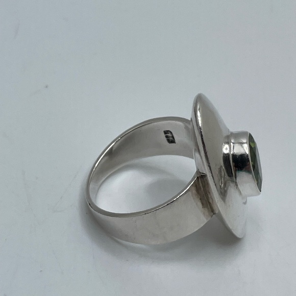 Sterling & Tourmaline Ring - Picture 7 of 7